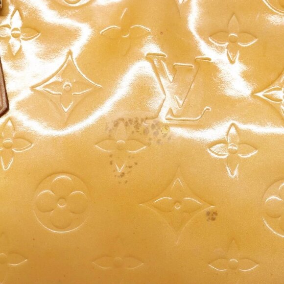 LOUIS VUITTON Monogram Vernis Houston Bag Marshmallow Pink LV Auth - Picture 10 of 16